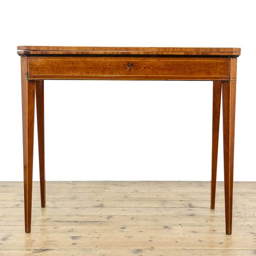 fig 1. Antique Mahogany Fold Over Table