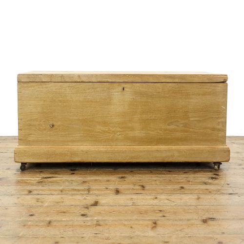 fig 1. Antique Victorian Pine Trunk