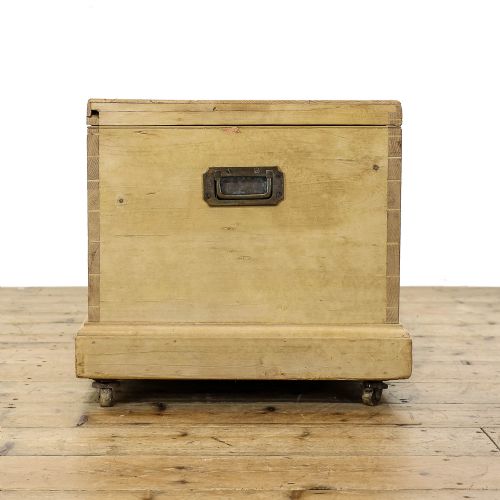 fig 2. Antique Victorian Pine Trunk