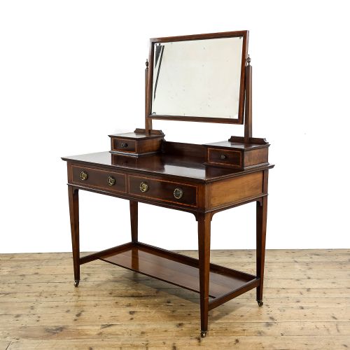 fig 1. Antique Edwardian Mahogany Dressing Table