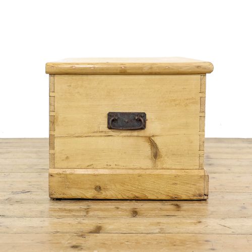fig 2. Antique 19th Century Pine Trunk