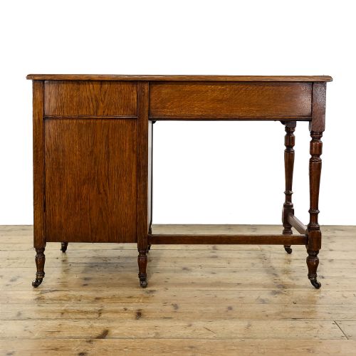 fig 2. Antique Victorian Oak Writing Desk