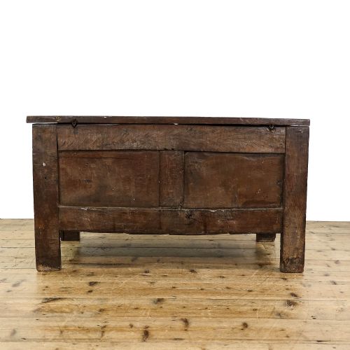 fig 3. Antique 17th Century Oak Coffer