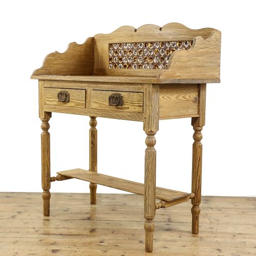 fig 1. Antique Victorian Pine Washstand 