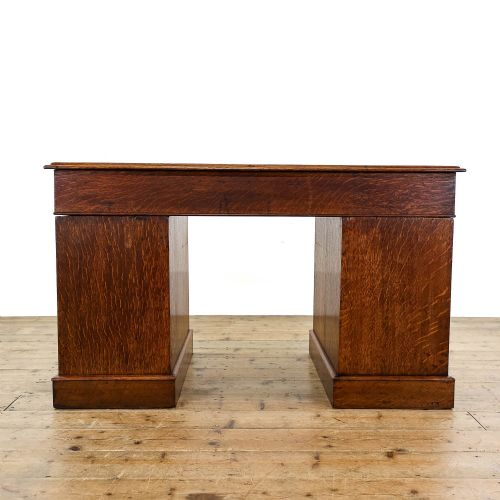 fig 3. Antique Edwardian Twin Pedestal Desk