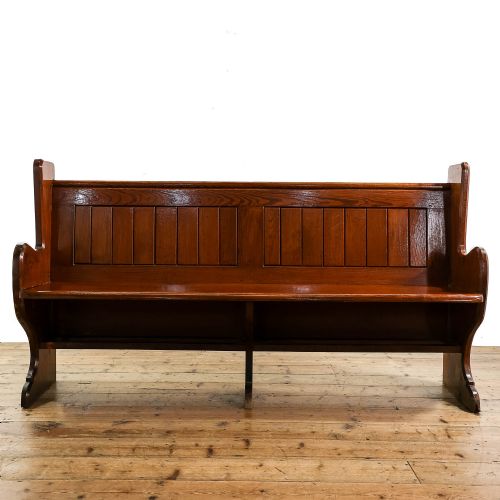 fig 1. Antique Chapel Pew