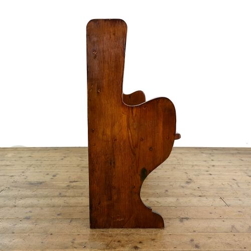 fig 2. Antique Chapel Pew