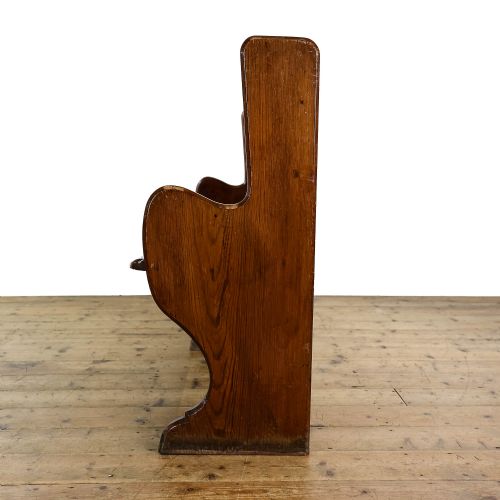fig 3. Antique Chapel Pew