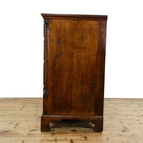 fig 3. Antique George III Oak Chest of Drawers