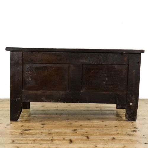fig 2. Antique 18th Century Oak Coffer