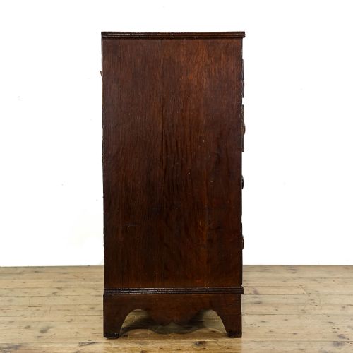 fig 1. Antique 19th Century Country Oak Chest of Drawers