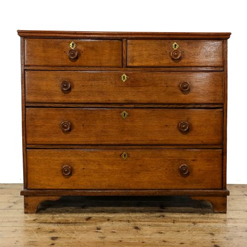 Antique 19th Century Oak Chest of Drawers
