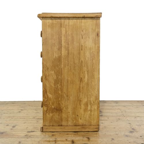 ANTIQUE PINE CHEST OF DRAWERS - ADDITIONAL PHOTO 2