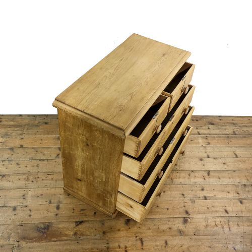 ANTIQUE PINE CHEST OF DRAWERS - ADDITIONAL PHOTO 6