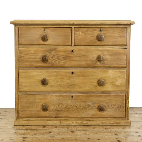 ANTIQUE PINE CHEST OF DRAWERS