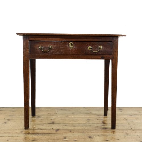 Antique Oak Lowboy Side Table
