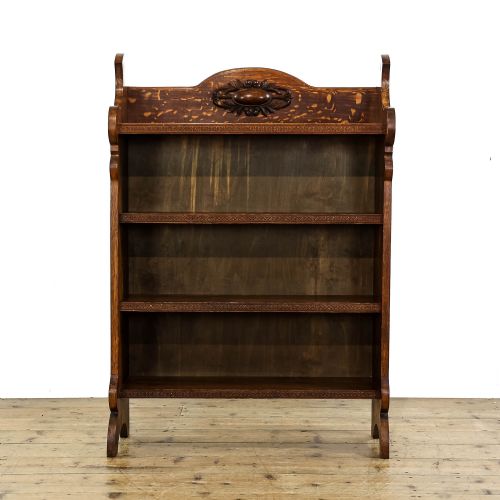 fig 1. Antique Early 20th Century Oak Bookcase
