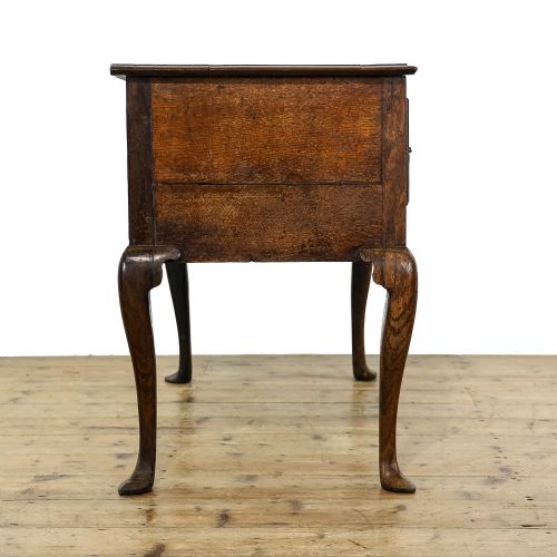 ANTIQUE GEORGIAN OAK LOWBOY SIDE TABLE - ADDITIONAL PHOTO 2