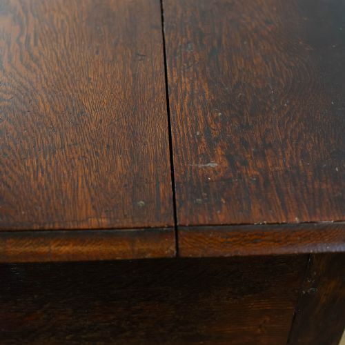 ANTIQUE GEORGIAN OAK LOWBOY SIDE TABLE - ADDITIONAL PHOTO 5