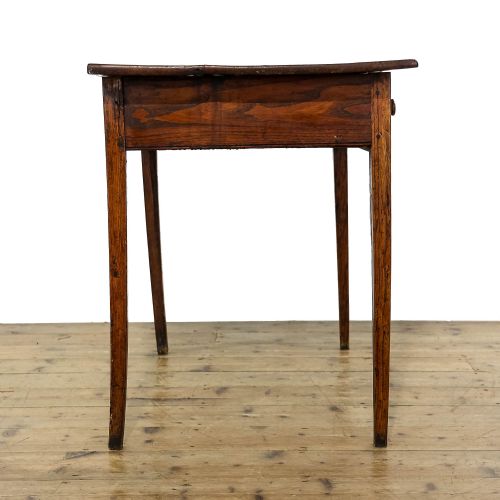 ANTIQUE 19TH CENTURY OAK AND ELM SIDE TABLE - ADDITIONAL PHOTO 2