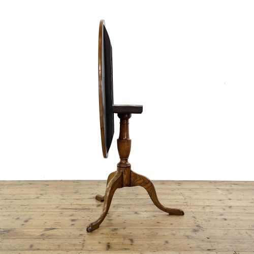 fig 3. Antique Mahogany Tilt Top Table
