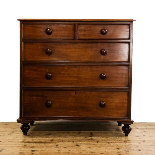 Large Antique Mahogany Chest of Drawers
