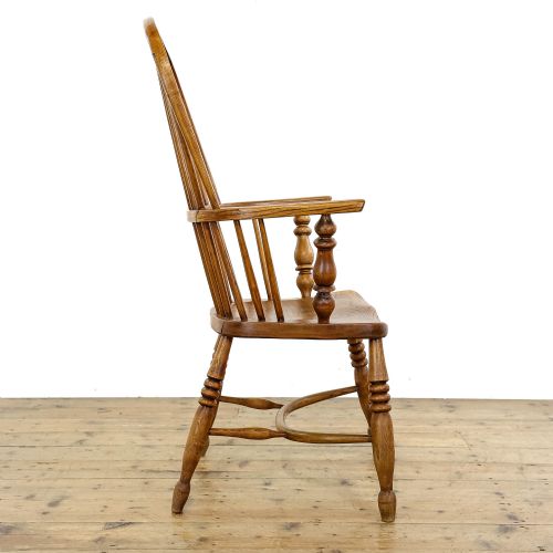 fig 2. Antique Ash and Elm Windsor Chair