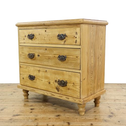 fig 1. Antique Pine Chest of Drawers