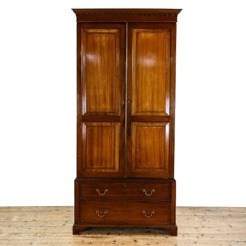 Antique Edwardian Mahogany Wardrobe
