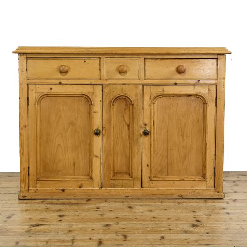 Antique Victorian Pine Sideboard 
