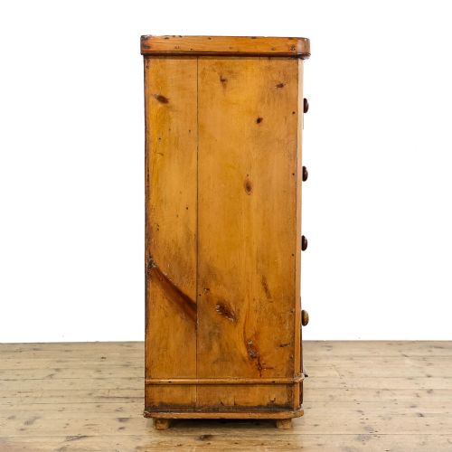 fig 1. Antique Late 19th Century Pine Chest of Drawers
