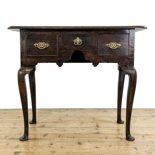 ANTIQUE 18TH CENTURY OAK LOWBOY TABLE