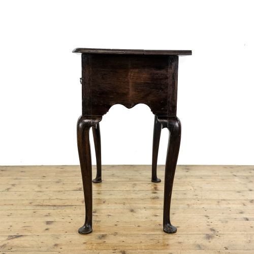 ANTIQUE 18TH CENTURY OAK LOWBOY TABLE - ADDITIONAL PHOTO 2