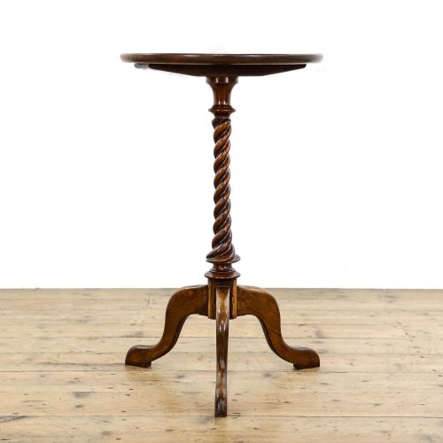 fig 1. Antique Victorian Mahogany Tripod Table