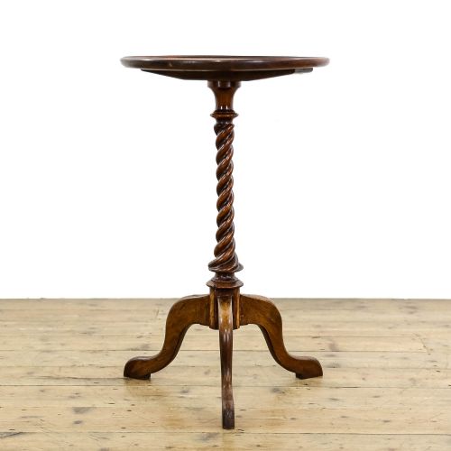 fig 2. Antique Victorian Mahogany Tripod Table