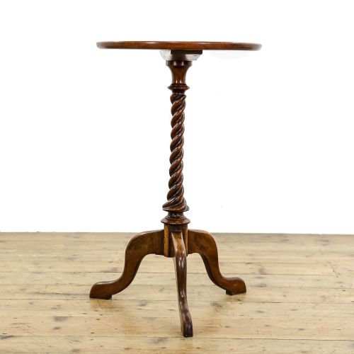 fig 3. Antique Victorian Mahogany Tripod Table