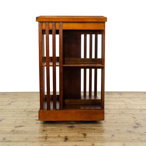 fig 1. Antique Edwardian Mahogany Revolving Bookcase
