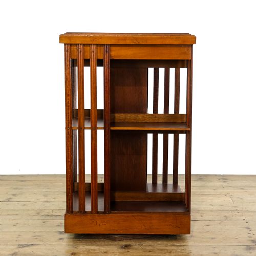 fig 2. Antique Edwardian Mahogany Revolving Bookcase