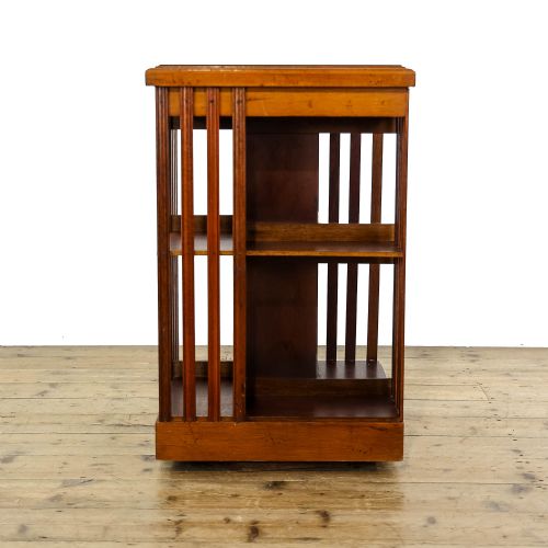 fig 3. Antique Edwardian Mahogany Revolving Bookcase