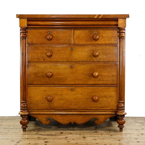 Antique 19th Century Welsh Oak Chest of Drawers
