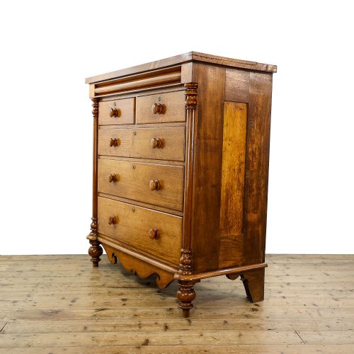 fig 1. Antique 19th Century Welsh Oak Chest of Drawers