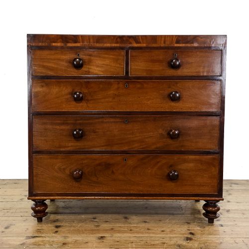 Antique Victorian Mahogany Chest of Drawers
