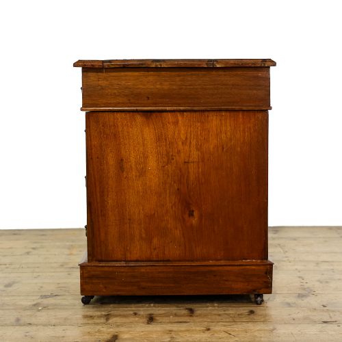fig 3. Antique Early 20th Century Mahogany Pedestal Desk