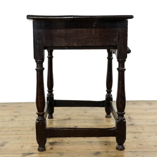 fig 2. Antique 18th Century Oak Lowboy Side Table