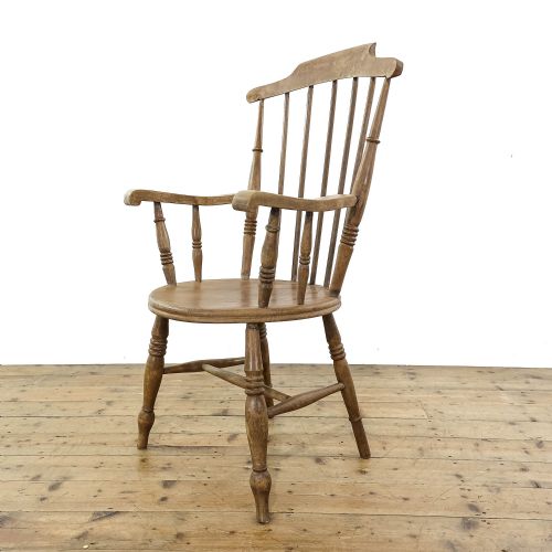 Antique Stickback Penny Armchair

