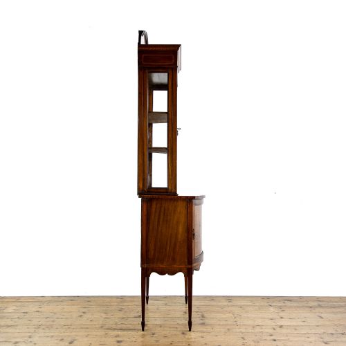 fig 2. Antique Edwardian Mahogany Display Cabinet