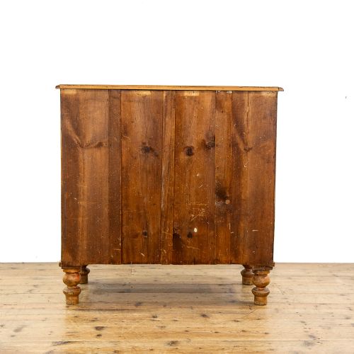 ANTIQUE VICTORIAN PINE CHEST OF DRAWERS - ADDITIONAL PHOTO 2