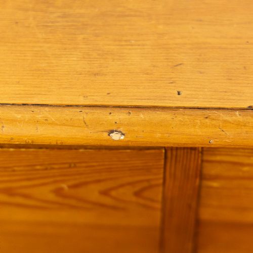 ANTIQUE VICTORIAN PINE CHEST OF DRAWERS - ADDITIONAL PHOTO 6