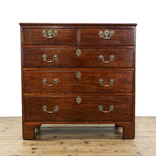Antique Scottish Oak Chest of Drawers
