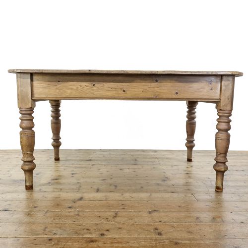 fig 2. Antique Victorian Pine Kitchen Table
